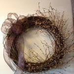 Wreath, Cream Berry with Sh..
