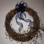 Primitive Patriotic Wreath,..