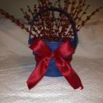 Basket, Blue and Red Berry